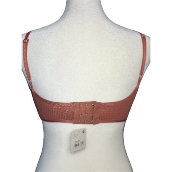 Free People One Of The Girls Balconette in Coral Warmstone size 32 DD underwire - Picture 2 of 5